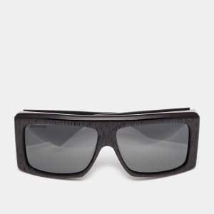 Balenciaga Black BB0002S Shield Sunglasses