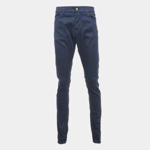Balenciaga Blue Cotton Gabardine Pants L