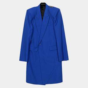 Balenciaga Blue Shoulder Coat Size 48