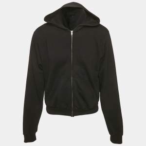 مملوكة مسبقًا Balenciaga Unifit Black Cotton Zip-Up Jacket M