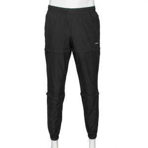 Balenciaga Black Synthetic Logo Printed Elasticized Waist Joggers XS