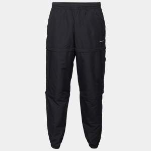 Balenciaga Black Synthetic Trackpants M