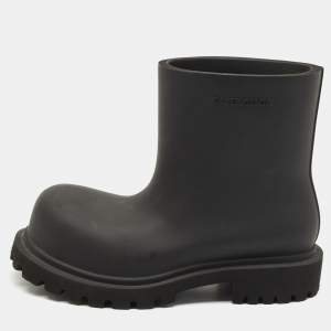 Balenciaga Black Rubber Steroid Boots Size 41