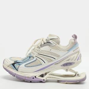 Pre Owned Balenciaga X-Pander Size 37 Multicolor Faux Leather and Mesh Sneakers 