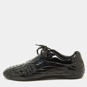 Balenciaga Black Patent Leather Sneakers Size 39