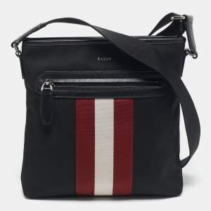 Bally Black Nylon Currios Crossbody Bag