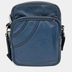 مملوكة مسبقًا Bally Blue Leather Bali Crossbody Bag