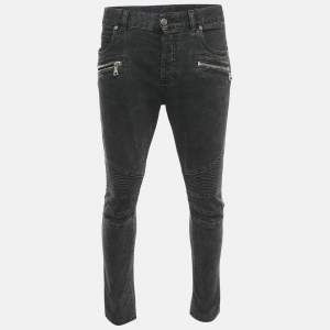Balmain Grey Denim Slim Fit Jeans L Waist 35"