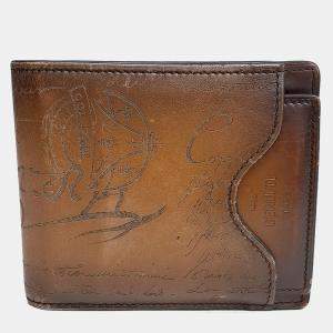 مملوكة مسبقًا Berluti Brown Leather Wallet