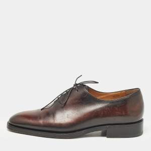 Berluti Two Tone Leather Alessandro Oxfords Size 42.5