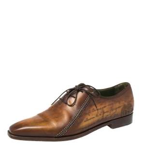 Berluti Brown Leather Oxford Size 42