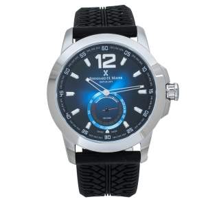 Bernhard H. Mayer Blue Stainless Steel Drift Men's Wristwatch 44 mm