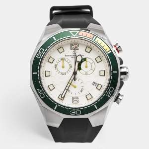 Bernhard H. Mayer White Stainless Steel Limited Edition Striker Victory BH22/CW Men's Wristwatch 52 mm