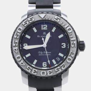 مملوكة مسبقًا Blancpain Fifty Fathoms Steel Automatic Men's Wristwatch 40 mm