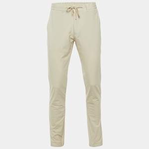 Pre Owned Boggi Milano Beige Nylon B Tech Stretch Trousers M/L 