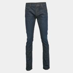 Boss By Hugo Boss Navy Blue Denim Delaware Slim Fit Jeans L Waist 34"