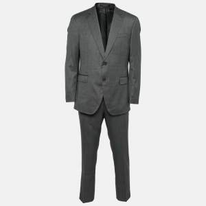 Boss By Hugo Boss Grey Wool F-Harverson2/Garvin2 Slim Fit Suit XL