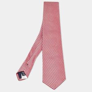 Boss By Hugo Boss Red Jacquard Classic Tie 
