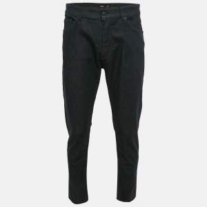 Boss By Hugo Boss Blue Denim Tapered Fit Jeans L Waist 34"
