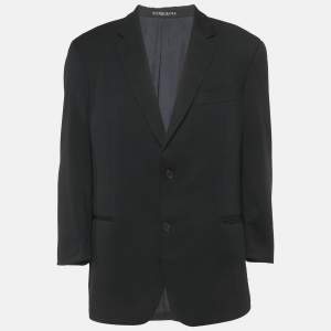 Hugo Boss Vintage Blue Wool Single Breasted Blazer S