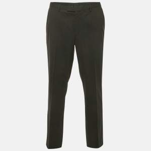 Boss By Hugo Boss Black Wool Formal Trousers XXL
