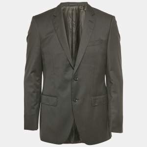 Pre Owned Boss By Hugo Boss Grey Wool T-Harvers2 Blazer L
