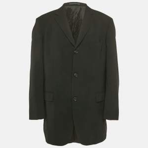 Pre Owned Boss By Hugo Boss Black Wool Gary Waters Blazer XL