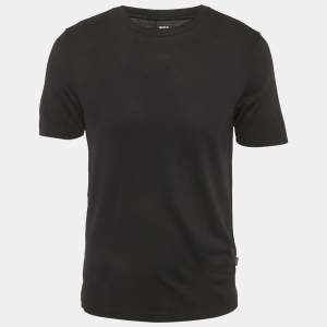 Pre Owned Boss By Hugo Boss Black Knit H Thompson T-Shirt M