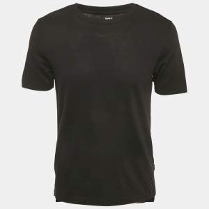Pre Owned Boss By Hugo Boss Black Knit H Thompson T-Shirt S