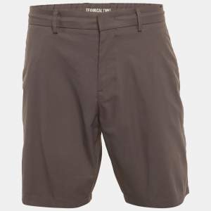 Pre Owned Boss By Hugo Boss Grey Technical Twill Spectre Shorts XXL