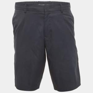 Pre Owned Boss By Hugo Boss Blue Technical Twill Litt Shorts XXL