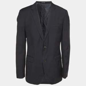 مملوكة مسبقًا Boss By Hugo Boss Black Wool The James3 Blazer L