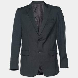 Boss By Hugo Boss Grey Super 140s Wool Blazer XL