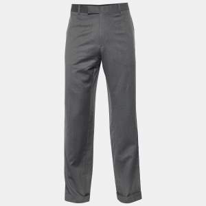 Boss By Hugo Boss Grey Wool Bertolucci/Movie Tailored Pants XL