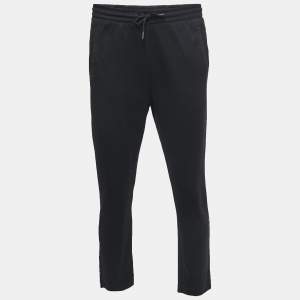 Boss By Hugo Boss Black Knit Drawstring Lounge Pants L