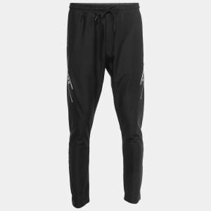 Boss By Hugo Boss Black Stretch Knit Track Pants L