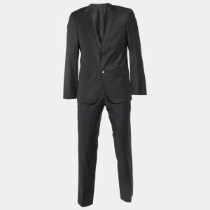 Boss By Hugo Boss Black Wool Hayes/Gibson Tailored Suit M