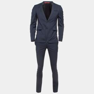 Boss By Hugo Boss Navy Blue Single Breasted Suit XS