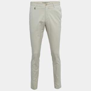 Boss By Hugo Boss Light Beige Cotton Trousers S