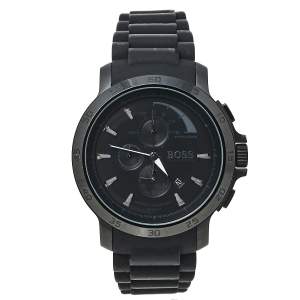 Boss By Hugo Boss Black Ion Plated Stainless Steel HB.76.1.34.2161 Men's Wristwatch 47 mm