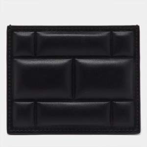 Bottega Veneta Black Padded Leather Card Holder
