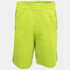 Bottega Veneta Lime Green Synthetic Shorts M