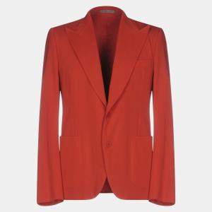 Bottega Veneta Red Wool Single-Breasted Blazer M (IT 48)
