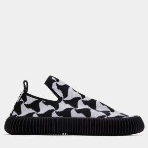 Bottega Veneta Black White Ripple Knit Sneaker EU 42