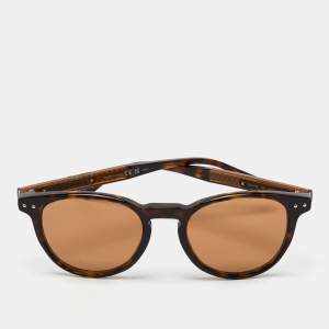 Bottega Veneta Havana/Brown BV0128S Oval Sunglasses
