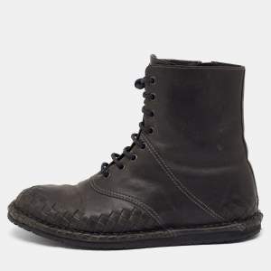 حذاء بوت بوتيغا فينيتا كومبات جلد أسود مقاس 40