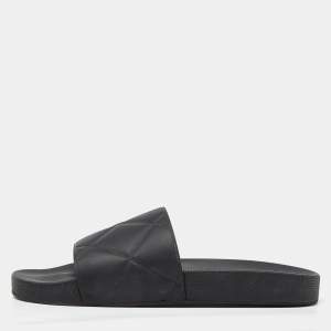 Bottega Veneta Intrecciato Rubber BV Flat Slides Size 45