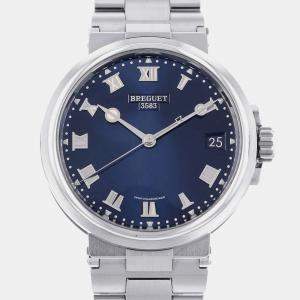 Breguet Blue Titanium Marine 5517TI/Y1/TZ0 Automatic Men's Wristwatch 40 mm