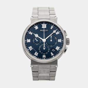 مملوكة مسبقًا ساعة يد بريغيه مارين كرونوجراف مسبقة الملكية 5527TI/Y1/TW0