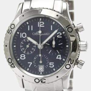 Breguet Blue 18k White Gold Transaltantique Type XX 3820BB Automatic Men's Wristwatch 40 mm